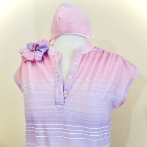 3 Piece Set- Vintage Top, Mask and Scrunchie